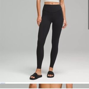 Lululemon Wonder Under/Align Black High-Waisted Leggings